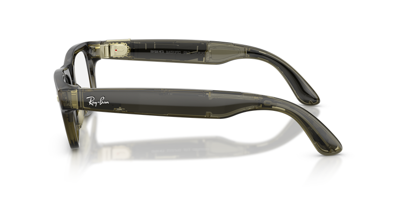 Ray-Ban Meta Blayzer Optics - Transparent Dark Olive (8530)-swatch