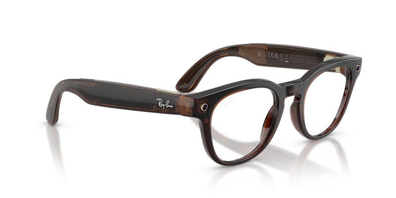 Ray-Ban Meta Scriber Optics - Transparent Umber (8532)-variant-image