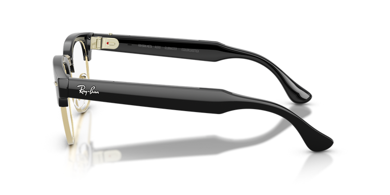 Ray-Ban Meta Audio Clubmaster Optics - Black on Gold (5784)-variant-image