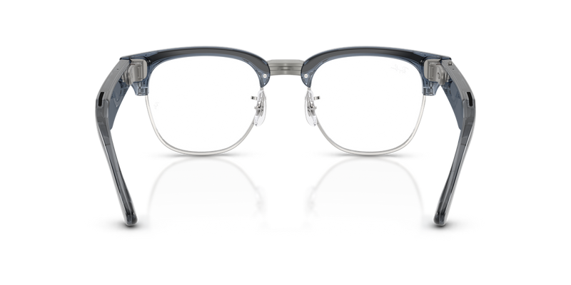 Ray-Ban Meta Audio Clubmaster Optics - Transparent Sky Blue (8547)-variant-image