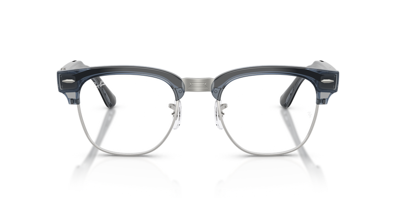 Ray-Ban Meta Audio Clubmaster Optics - Transparent Sky Blue (8547)-variant-image