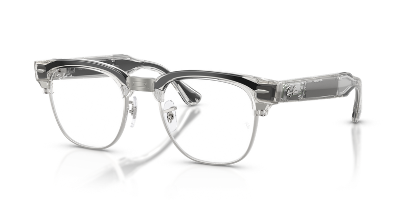 Ray-Ban Meta Audio Clubmaster Optics - Transparent Iron Grey (8548)