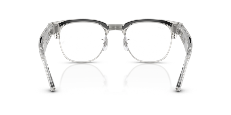 Ray-Ban Meta Audio Clubmaster Optics - Transparent Iron Grey (8548)-variant-image