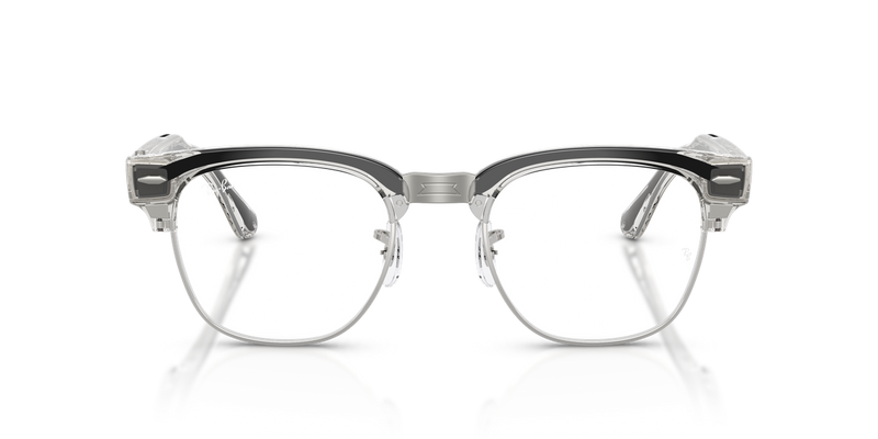 Ray-Ban Meta Audio Clubmaster Optics - Transparent Iron Grey (8548)-variant-image