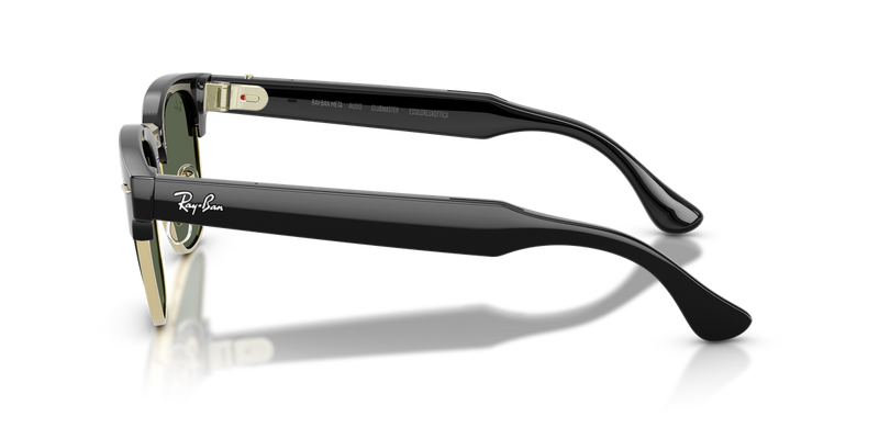 Ray-Ban Meta Audio Clubmaster - Black on Gold / G-15 Green (601_71)-variant-image