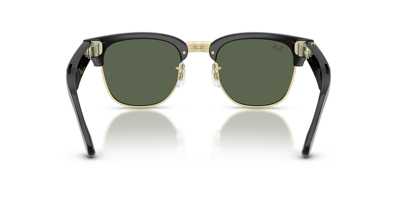 Ray-Ban Meta Audio Clubmaster - Black on Gold / G-15 Green (601_71)-variant-image