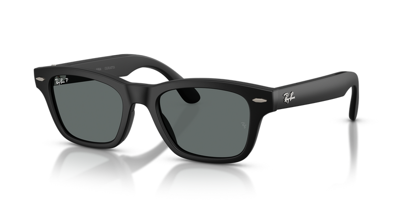Ray-Ban Meta Audio Burbank - Matte Black / Dark Grey Polarized (601S81)