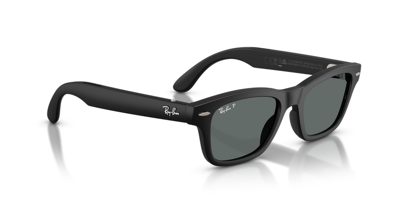 Ray-Ban Meta Audio Burbank - Matte Black / Dark Grey Polarized (601S81)-variant-image