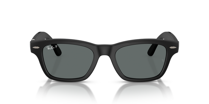 Ray-Ban Meta Audio Burbank - Matte Black / Dark Grey Polarized (601S81)-variant-image