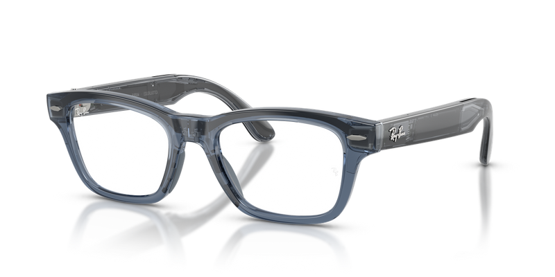 Ray-Ban Meta Audio Burbank - Transparent Blue / Clear/Sapphire (6929MF)