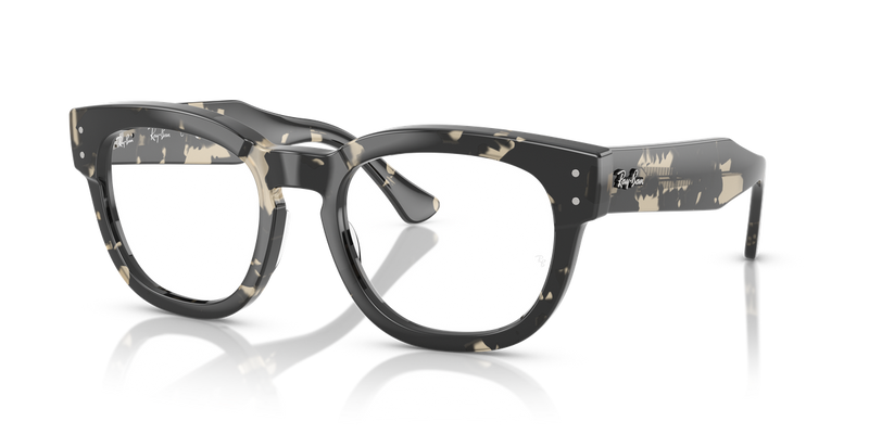 Ray-Ban MEGA HAWKEYE in Grey Havana / Clear (8117) - Front View