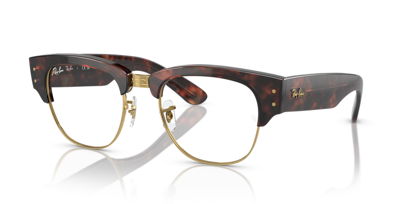 Ray-Ban MEGA CLUBMASTER in Tortoise On Gold - Alternate View
