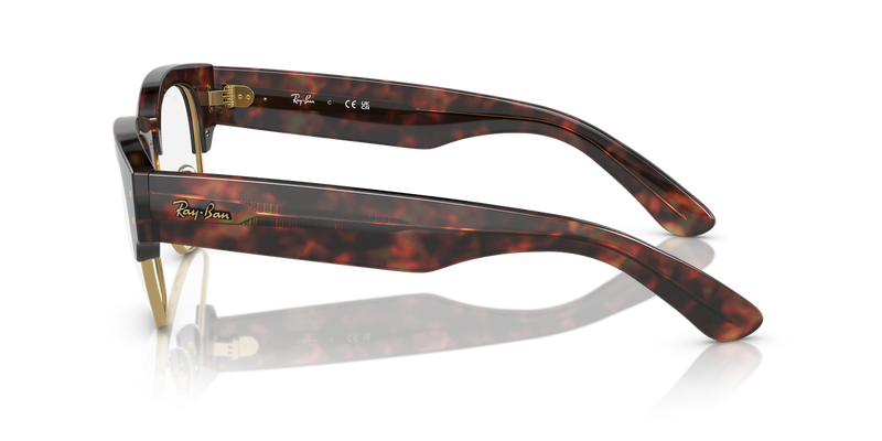 Ray-Ban MEGA CLUBMASTER in Tortoise On Gold - Alternate View