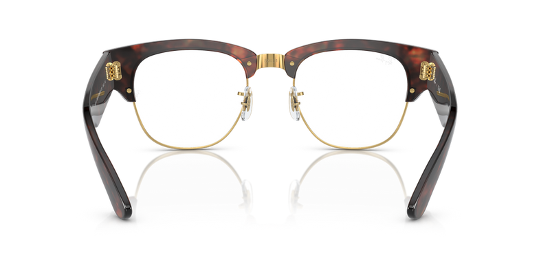 Ray-Ban MEGA CLUBMASTER in Tortoise On Gold - Alternate View