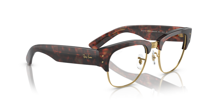 Ray-Ban MEGA CLUBMASTER in Tortoise On Gold - Alternate View