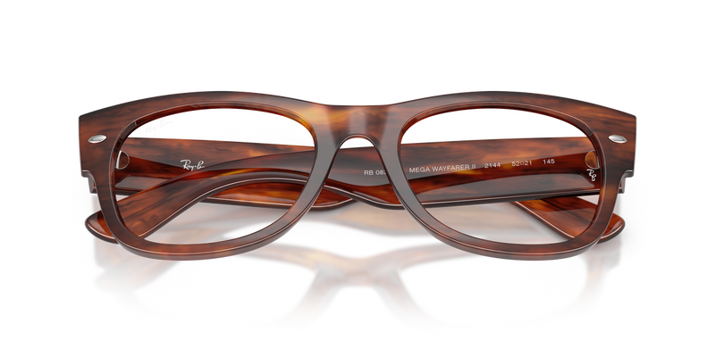 Ray-Ban MEGA WAYFARER II in Striped Havana - Alternate View