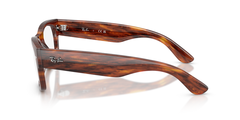 Ray-Ban MEGA WAYFARER II in Striped Havana - Alternate View