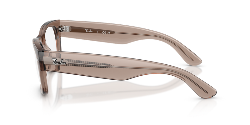 Ray-Ban MEGA WAYFARER II in Transparent Taupe Beige - Alternate View