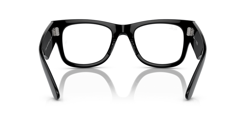 Ray-Ban MEGA WAYFARER in Black - Temple Detail