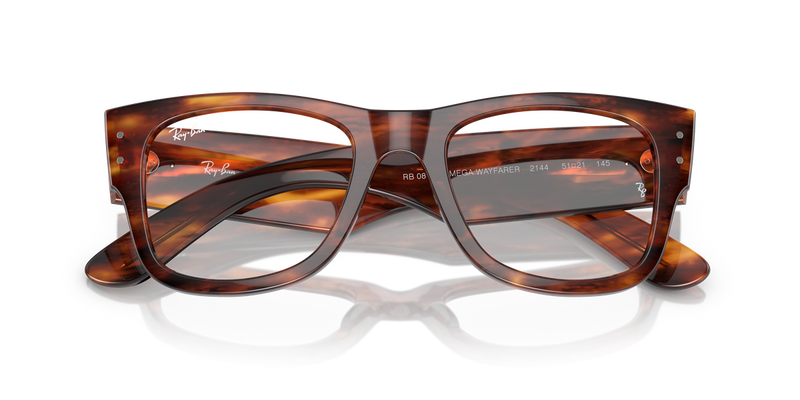 Ray-Ban MEGA WAYFARER in Striped Havana - Alternate View