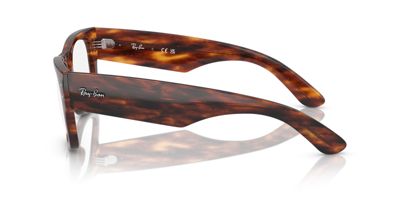 Ray-Ban MEGA WAYFARER in Striped Havana - Alternate View