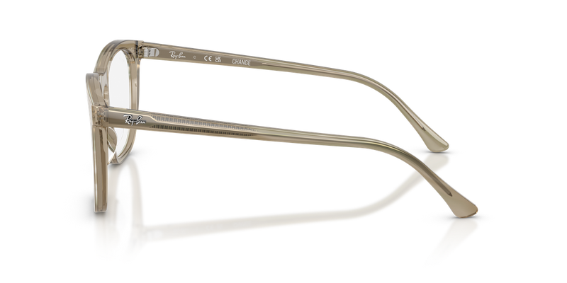 Ray-Ban RX2210VF in Photo Striped Grey - Back View