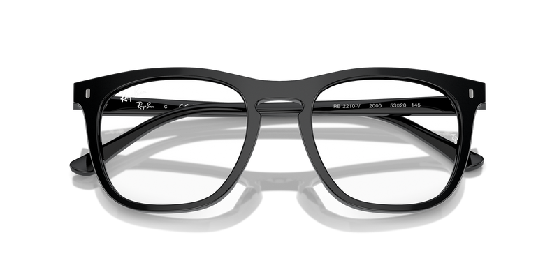 Ray-Ban RX2210V in Black - Side View