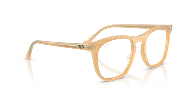 Ray-Ban RX2210V in Photo Striped Brown - Alternate View