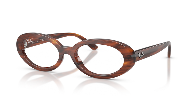 Ray-Ban RX2223VF in Striped Havana - Alternate View