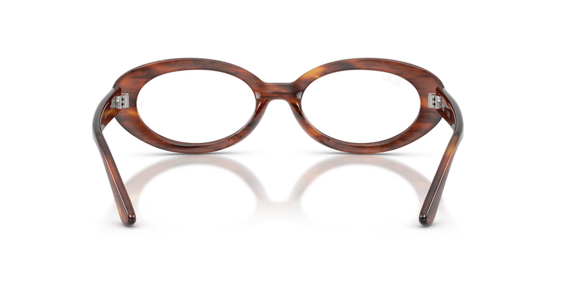 Ray-Ban RX2223VF in Striped Havana - Alternate View