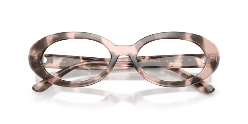 Ray-Ban RX2223VF in Opal Pink Havana - Alternate View