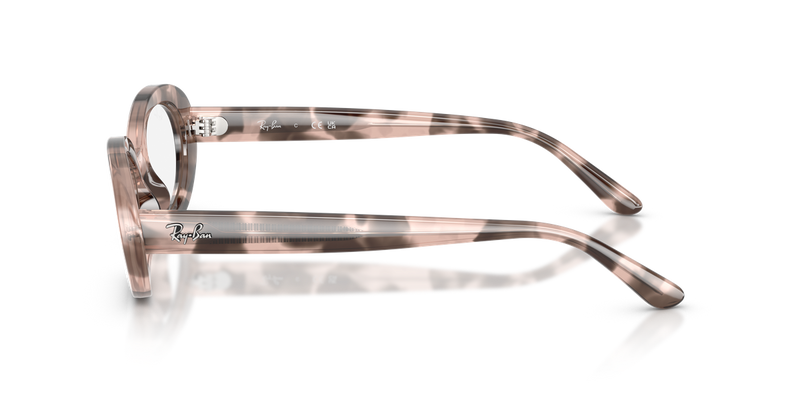 Ray-Ban RX2223VF in Opal Pink Havana - Alternate View