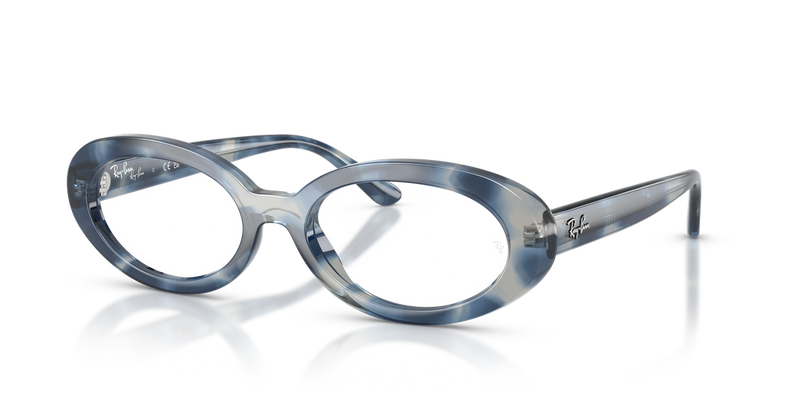 Ray-Ban RX2223VF in Opal Blue Havana - Alternate View