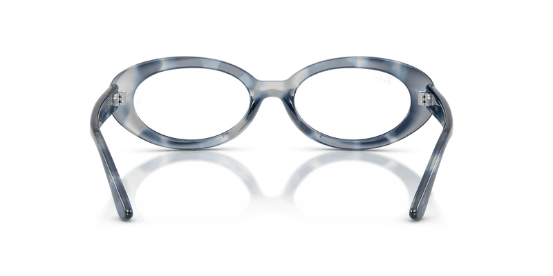 Ray-Ban RX2223V in Opal Blue Havana / Clear (8482) - Alternate View