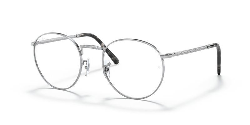 Ray-Ban NEW ROUND in Silver - Front View
