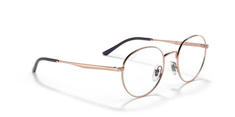 Ray-Ban RX3681V in Rose Gold - Alternate View