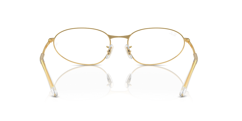 Ray-Ban RX3734V in Arista Gold - Temple Detail