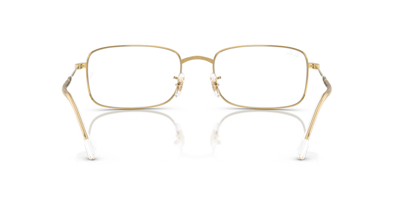 Ray-Ban RX3746V in Arista Gold / Clear (2500) - Temple Detail
