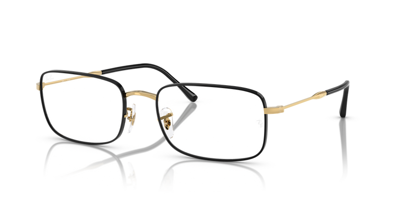 Ray-Ban RX3746V in Black On Arista / Clear (3175) - Alternate View