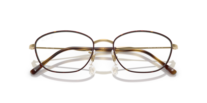 Ray-Ban RX3749V in Havana On Gold / Clear (3177) - Alternate View