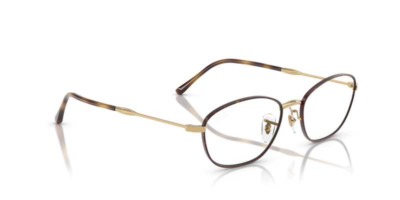 Ray-Ban RX3749V in Havana On Gold / Clear (3177) - Alternate View