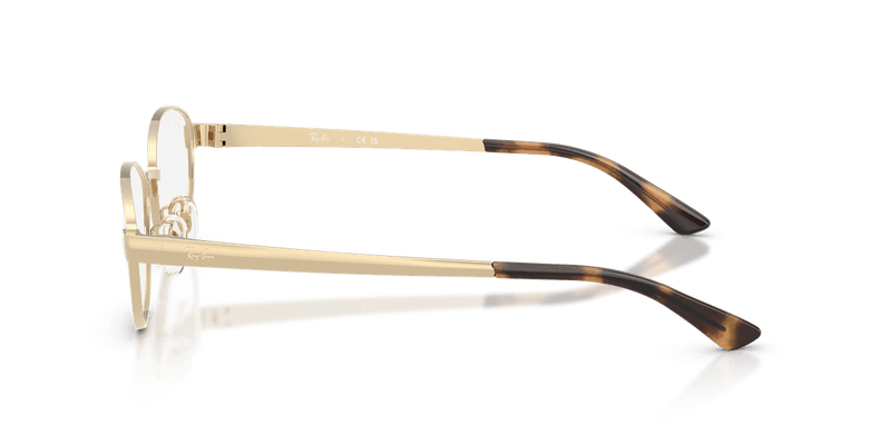 Ray-Ban RX3774VD in Light Gold / Clear (2993) - Temple Detail