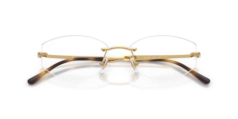 Ray-Ban RX3792V in Gold - Side View