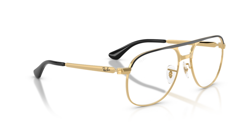 Ray-Ban BILL MAX in Black On Gold - Alternate View