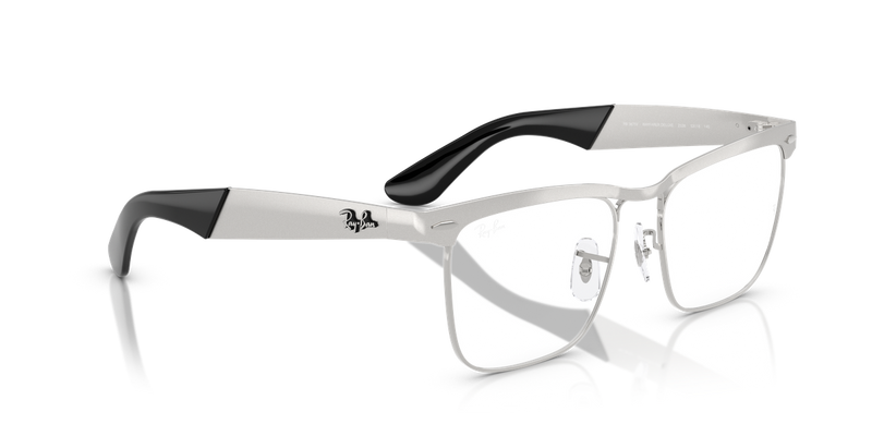 Ray-Ban WAYFARER DELUXE in Sandblasted Silver / Clear (2538) - Alternate View
