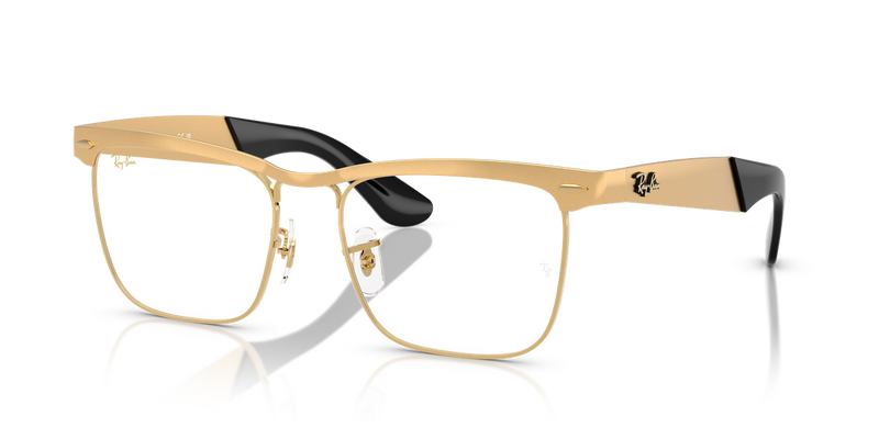 Ray-Ban WAYFARER DELUXE in Sandblasted Legend Gold / Clear (3191) - Alternate View