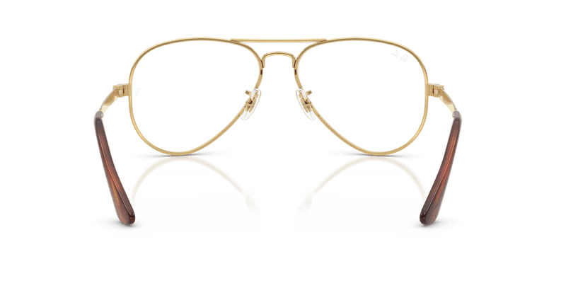 Ray-Ban AVIATOR MAX RX3925V in Arista Gold / Clear (2500) - Alternate View