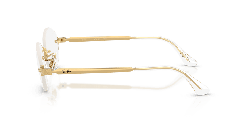 Ray-Ban RX3929V in Arista Gold / Clear (2500) - Temple Detail