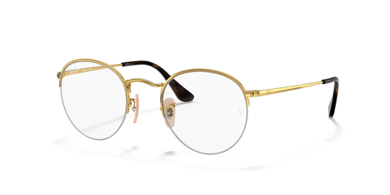 Ray-Ban ROUND GAZE in Arista Gold - Front View