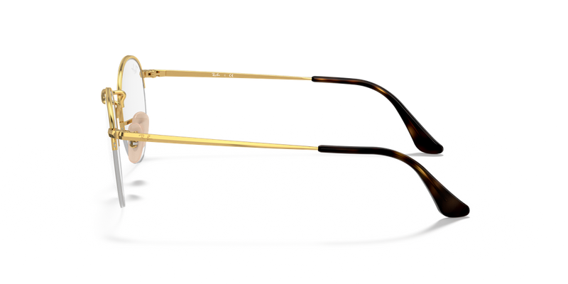 Ray-Ban ROUND GAZE in Arista Gold - Back View